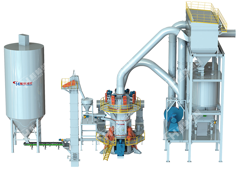 HLMX超細立式磨粉機生産線效果圖